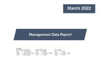 Management Data Report March 2022 front page preview
              