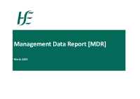 Management Data Report March 2025 image link