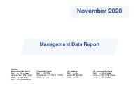 Management Data Report November 2020 front page preview
              