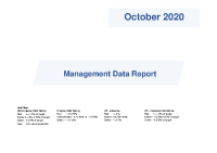 Management Data Report October 2020 front page preview
              