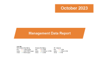 Management Data Report October 2023 front page preview
              