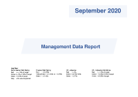 Management Data Report September 2020 front page preview
              