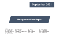Management Data Report September 2021 front page preview
              