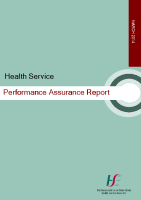March 2014 Performance Assurance Report front page preview
              