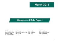 March 2018 Management Data Report front page preview
              