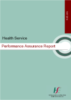 May 2014 Performance Assurance Report front page preview
              