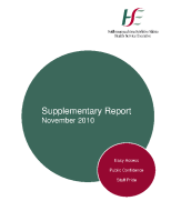 November 2010 Supplementary Report front page preview
              