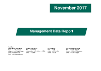 November 2017 Management Data Report front page preview
              