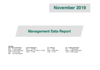 November 2019 Management Data Report front page preview
              
