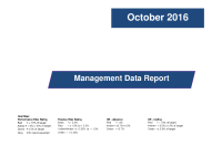 October 2016 Management Data Report image link