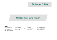October 2019 Management Data Report front page preview
              