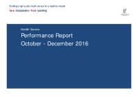 October December Performance Report 2016 front page preview
              