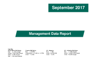 September 2017 Management Data Report front page preview
              