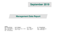 September 2019 Management Data Report front page preview
              