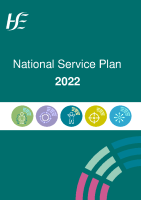 HSE National Service Plan 2022 front page preview image
