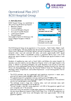 RCSI Hospital Group Operational Plans 2017 image link
