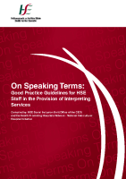 EMA On Speaking terms front page preview
              