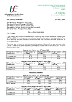 HSE HR Circular 008/2009 re Motor Travel Rates front page preview
              