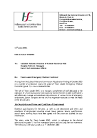 HSE HR Circular 010/2006 re Team Leader Emergency Medical Controller front page preview
              