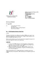 HSE HR Circular 010(b)/2005 re NCHD Registrars (Removal of Bar Point) front page preview
              