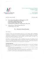 HSE HR Circular 011/2009 re Allowance for Advanced Paramedics front page preview
              