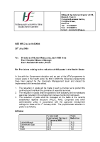HSE HR Circular 012/2005 re Provisions relating to the reduction of 600 posts in the Health Sector front page preview
              