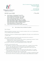 HSE HR Circular 013/2009 re Revised Salary Scales for Medical Consultants front page preview
              