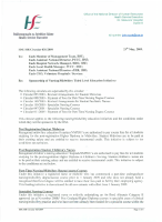 HSE HR Circular 020/2009 regarding Sponsorship of Nursing/Midwifery Third Level Education Initiatives, front page preview
              