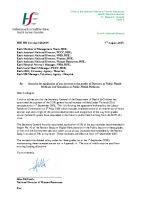 HSE HR Circular 028/2009 re sanction for application of pay increase to the grades of Directors of Public Health Medicine and Specialists in Public Health Medicine front page preview
              