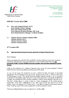 HSE HR Circular 04(A) 2008 re Insurance Based Scheme for nurses employed in Mental Health Services front page preview
              