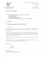HSE HR Circular 18/2008 - Advanced Nurse Practitioner's salary LRC 19230 front page preview
              