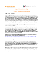 Nipple pain - Factsheet for Healthcare Professionals front page preview
              