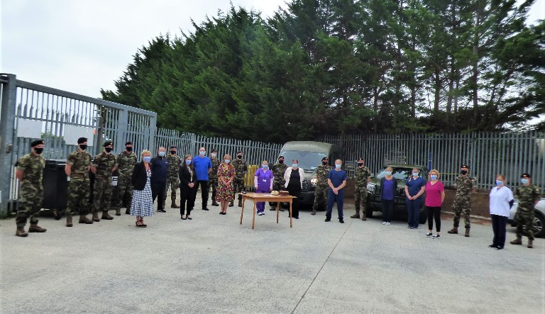 HSE thanks Defence Forces for support at Kilkenny Test Centre 
