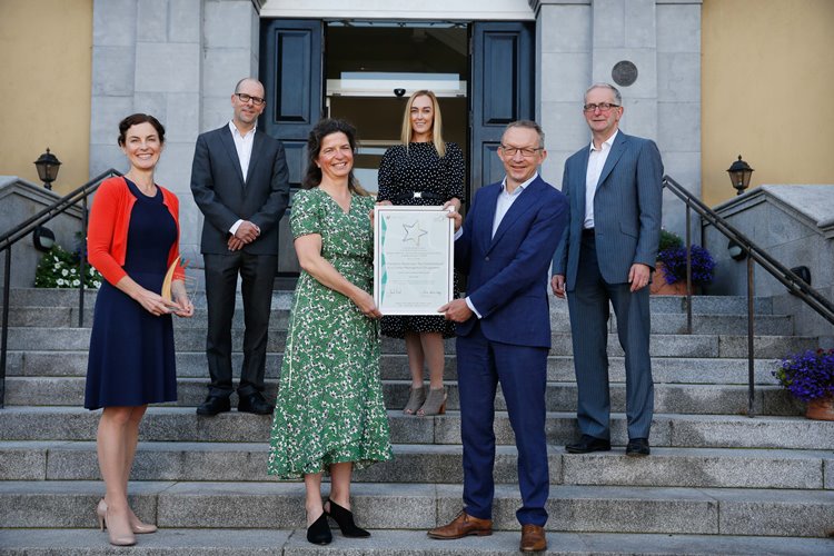 CMP team receiving HSE Health Service Excellence Award