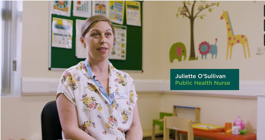 Juliette O’Sullivan Public Health Nurse at Millmount Health Centre Dublin