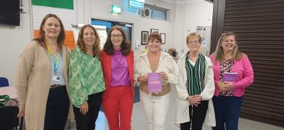 A group of 6 women  from the new women’s health café 
