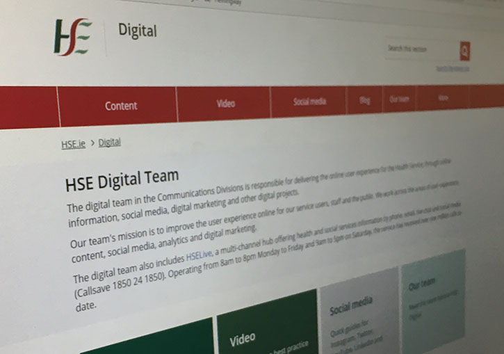 Image of HSE Digital Team website