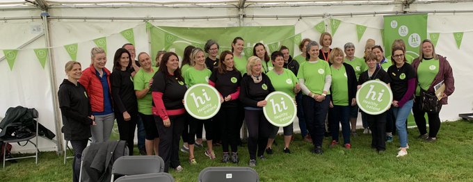 CKCH & SSWHG Volunteers at 2019 Staff Health & Wellbeing Day Doneraile Park
