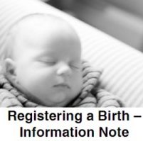 Registering a Birth
