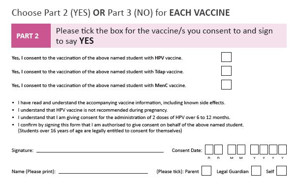 common queries about school consent forms irelands health service tdap form