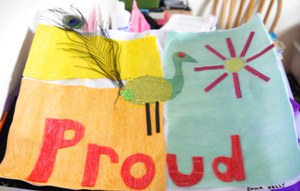 One of the pictures made at the community workshop