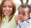Library image of mother and child