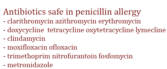 Allergy penicillin Penicillin Allergy