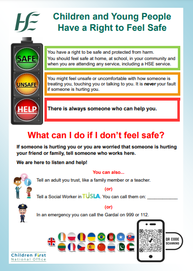 Being Safe and Asking for Help Image