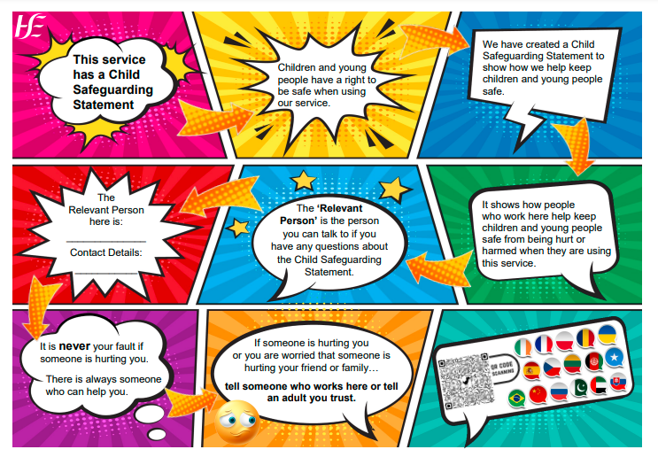 Explanation of HSE Child Safeguarding Statements Poster