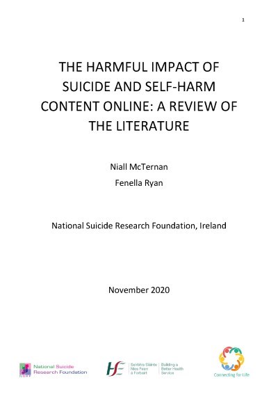 Harmful online content cover