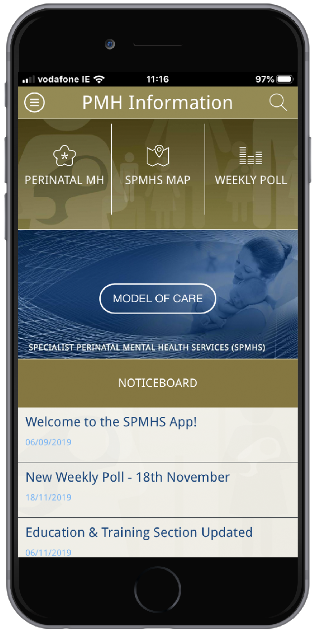 Image of Perinatal Mental Health app Image of Perinatal Mental Health app