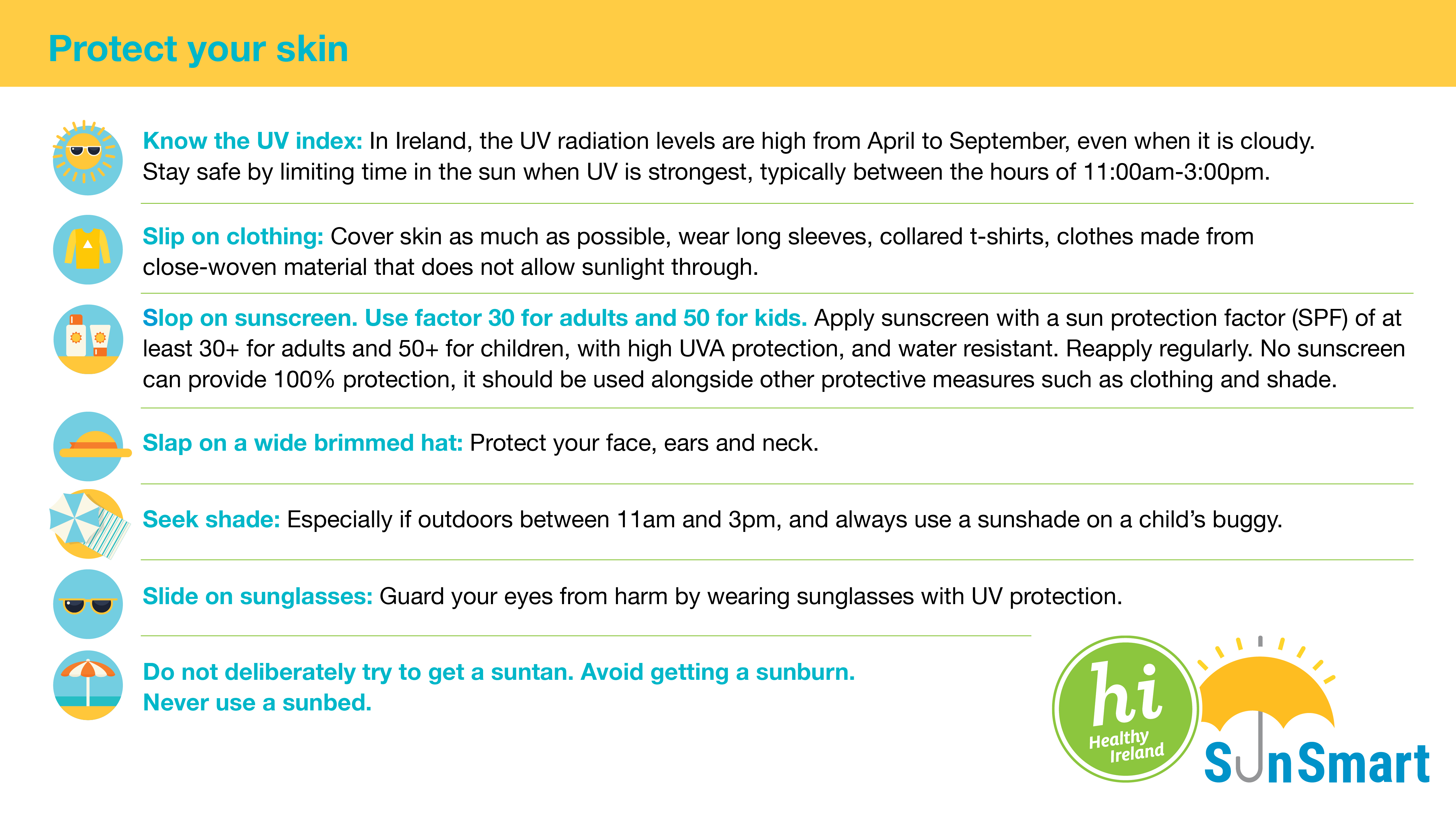SunSafe - Protect your skin SunSafe - Protect your skin