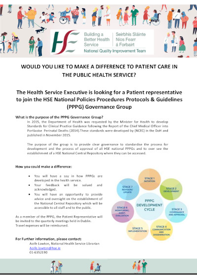 HSE National PPPG Patient Rep Poster HSE National PPPG Patient Rep Poster
