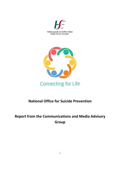 Connecting for Life - Communications Media Advisory Group Connecting for Life - Communications Media Advisory Group